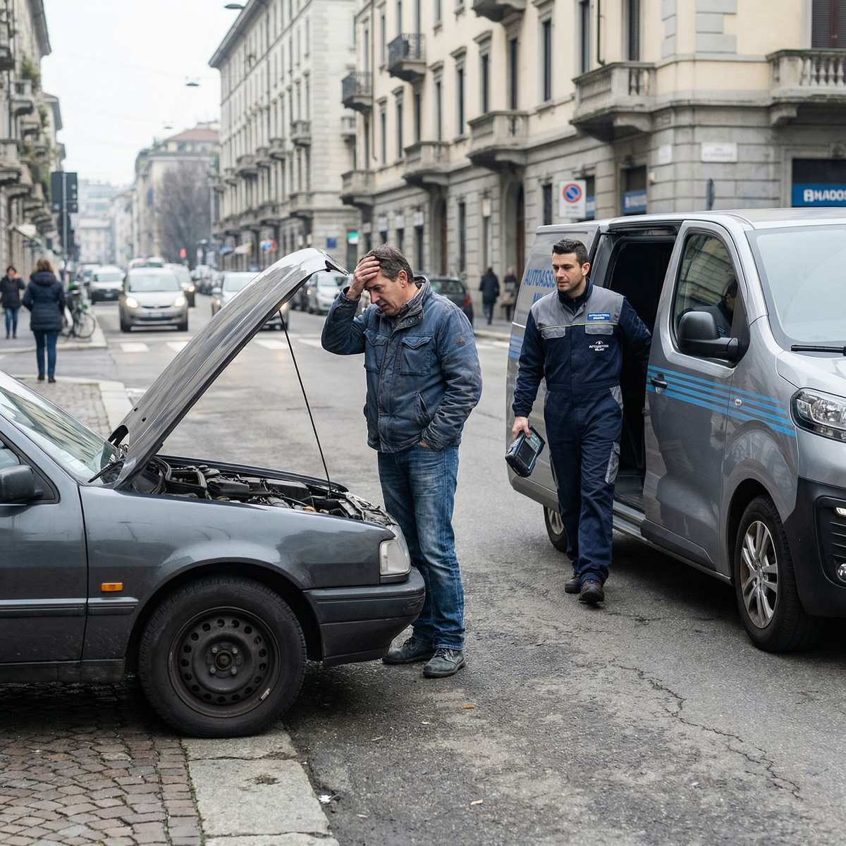 auto in panne